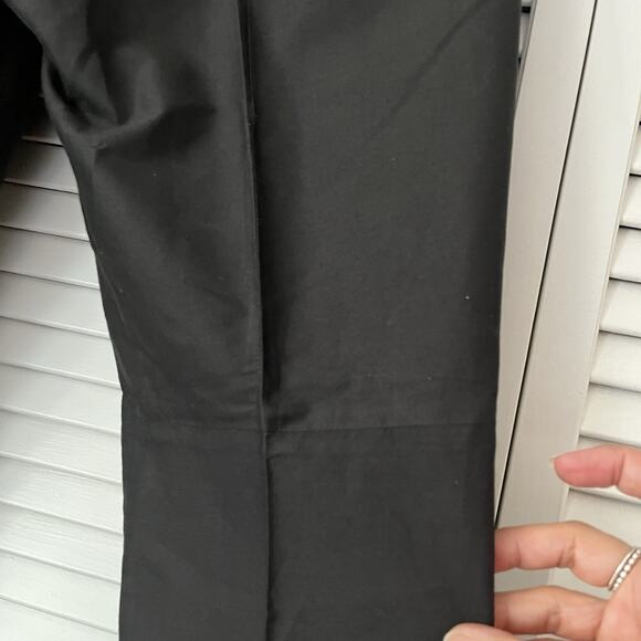 MaxMara S'MaxMara brown 100% cotton straight leg chino pants, mid-rise, size US6 - Picture 5 of 11